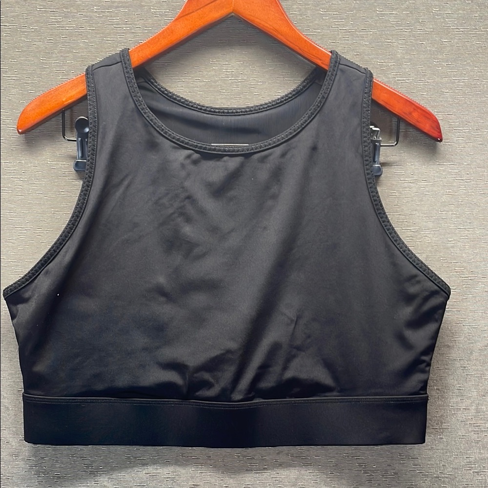 Fabletics Black Racerback Plus‎ Size Bra Intimates & Sleepwear